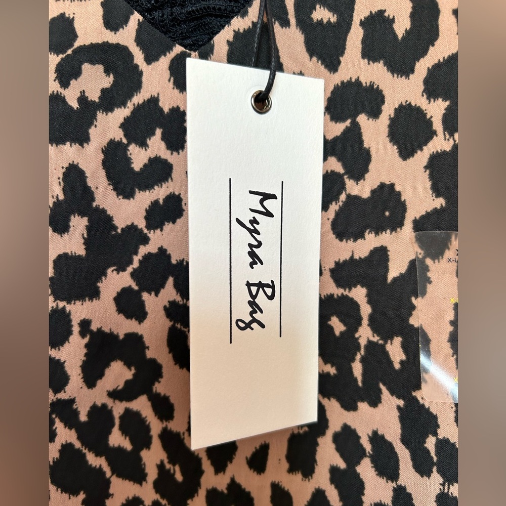 NWT Myra bag leopard tank top Size XL - Picture 6 of 7